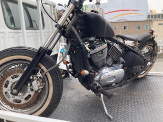 神戸市兵庫区で処分したバイク