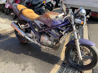 神戸市中央区で処分したバイク